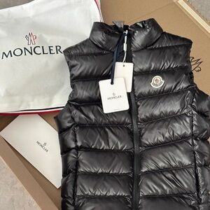 Moncler Black Puffer Vest